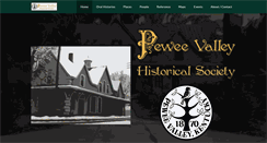 Desktop Screenshot of peweevalleyhistory.org