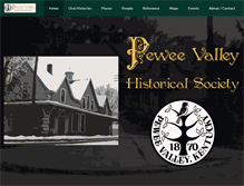 Tablet Screenshot of peweevalleyhistory.org